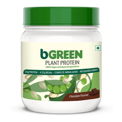 8 - bGREEN Plant Protein,  1.1 lb  Chocolate (Jar) 