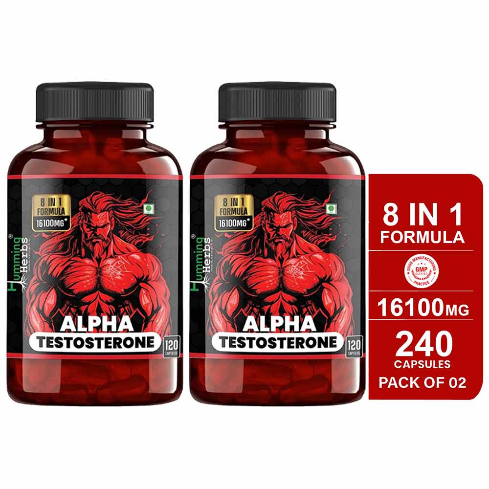 1 - Humming Herbs Alpha Testosterone,  240 capsules  Unflavoured 