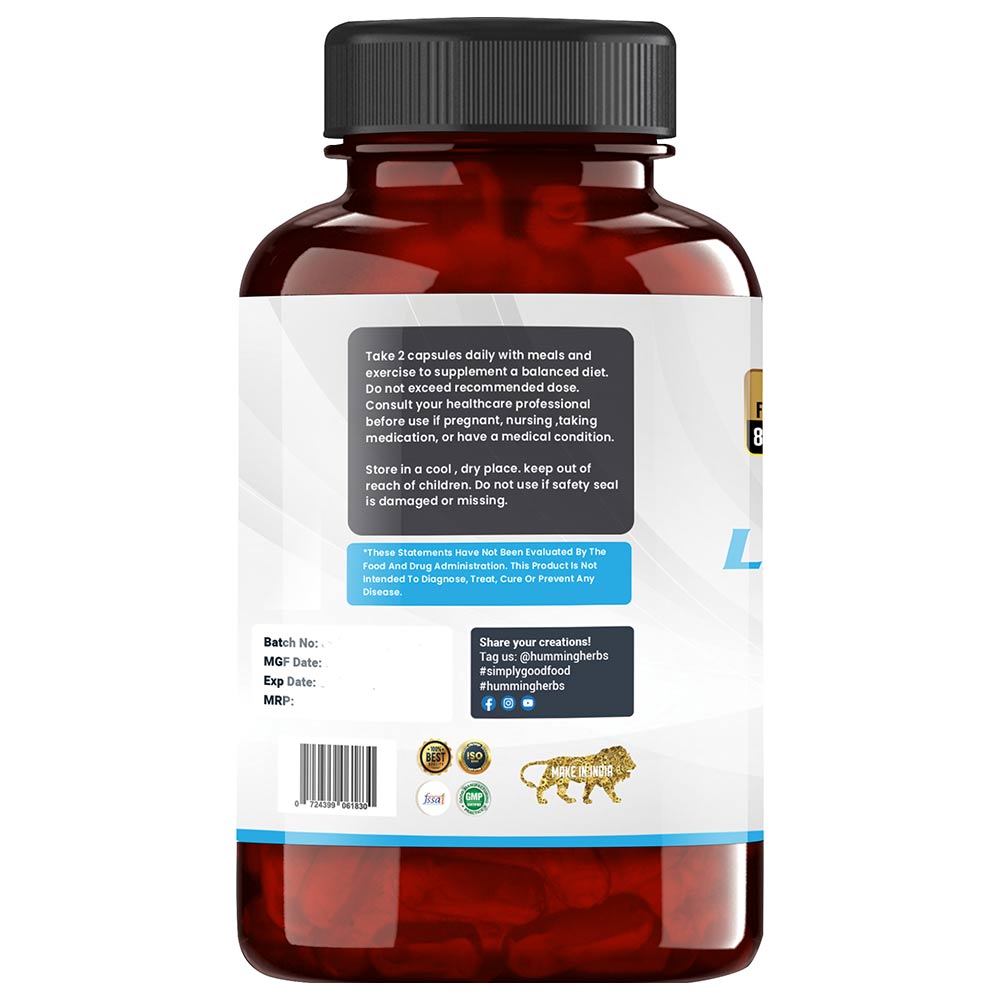 3 - Humming Herbs Organic Lion's Mane Mushroom Blend,  180 capsules 