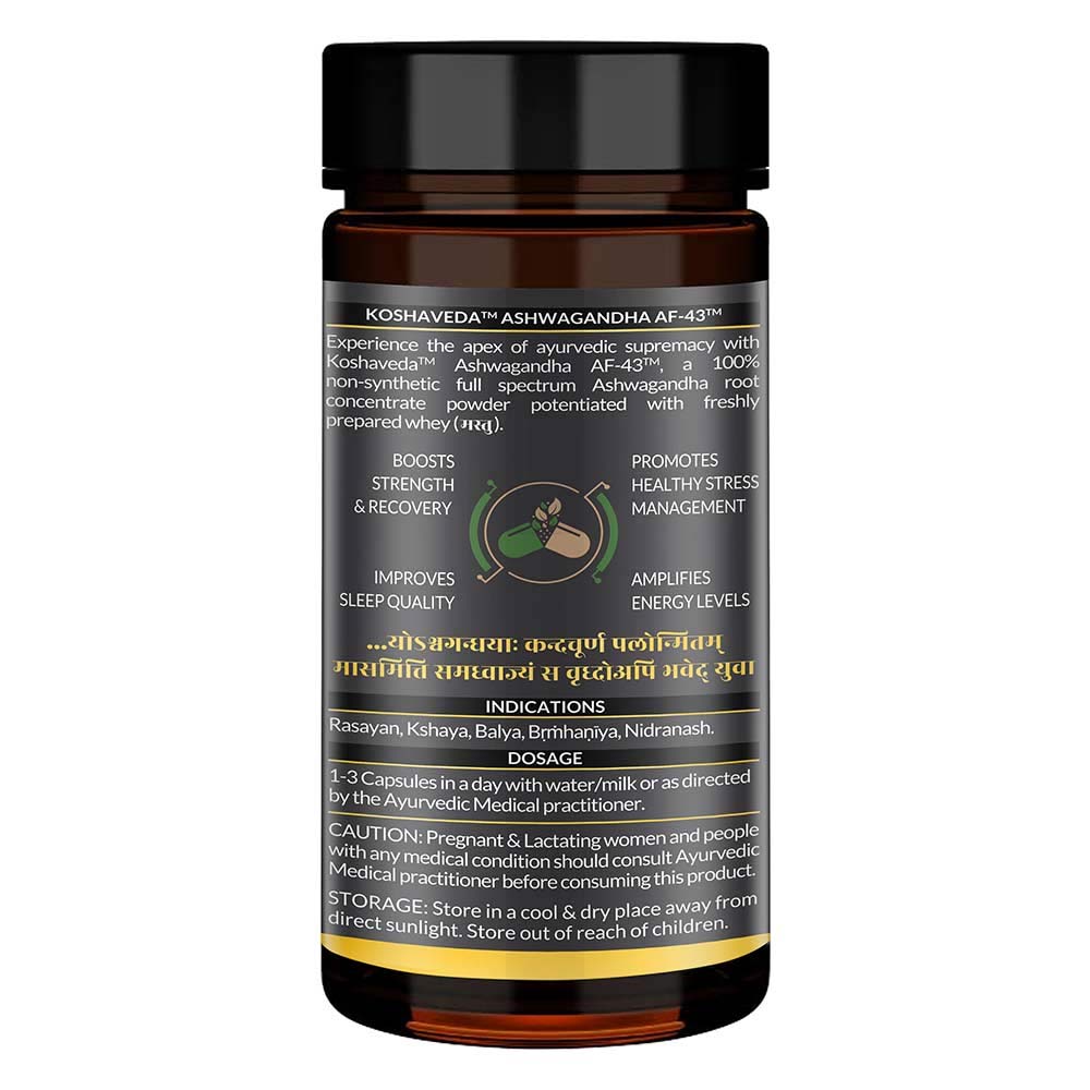 MuscleBlaze MB-VITE Daily Multivitamin 60 Tabs & Koshaveda Ashwagandha AF-43 600mg 30 Caps Combo