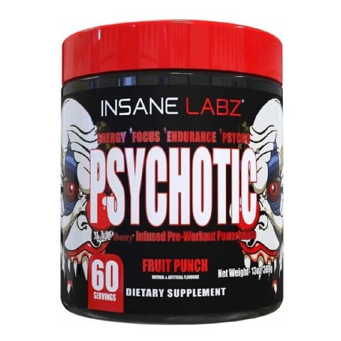 4 - Insane Labz Psychotic,  0.81 lb  Fruit Punch 