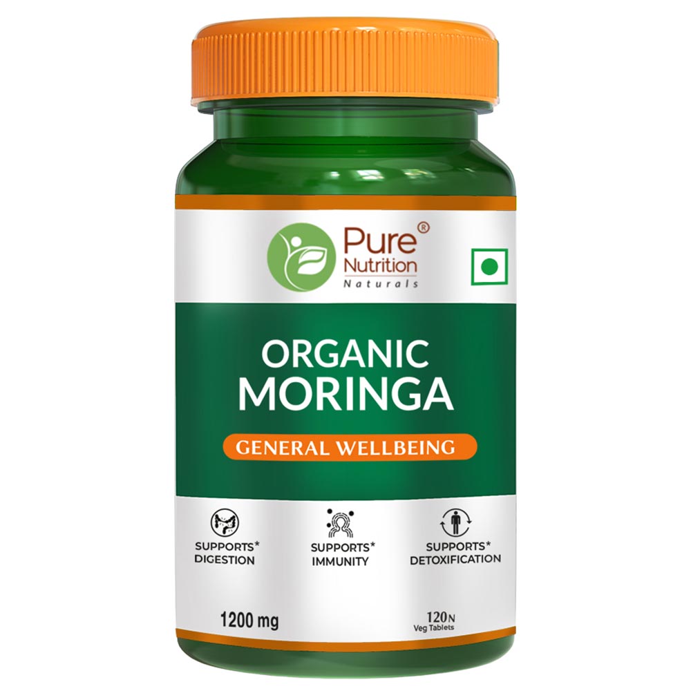 1 - Pure Nutrition Organic Moringa 1200mg,  120 tablet(s) 