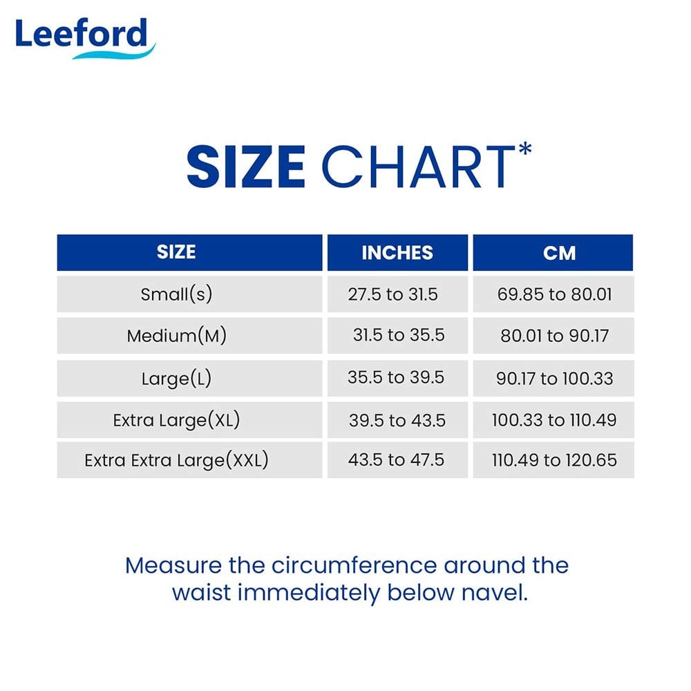 4 - Leeford Tummy Trimmer Belt,  Grey  Small 