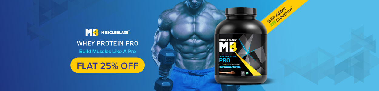 WHEY PROTEIN PRO FLAT 25% OFF