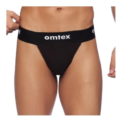 1 - Omtex Rio Supporter Back Covered for Men,  XL  Black 