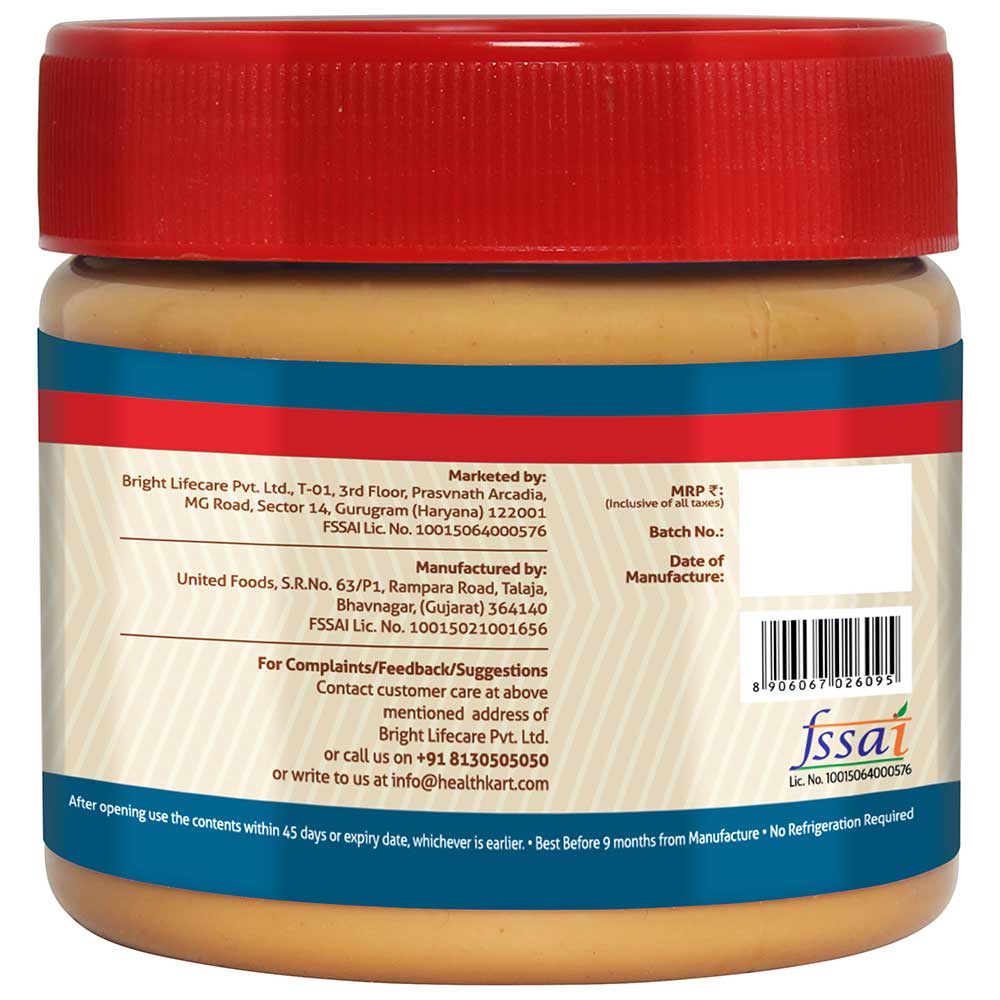 Peanut Butter Protein Fortified Unsweetened OP at Best Price in India