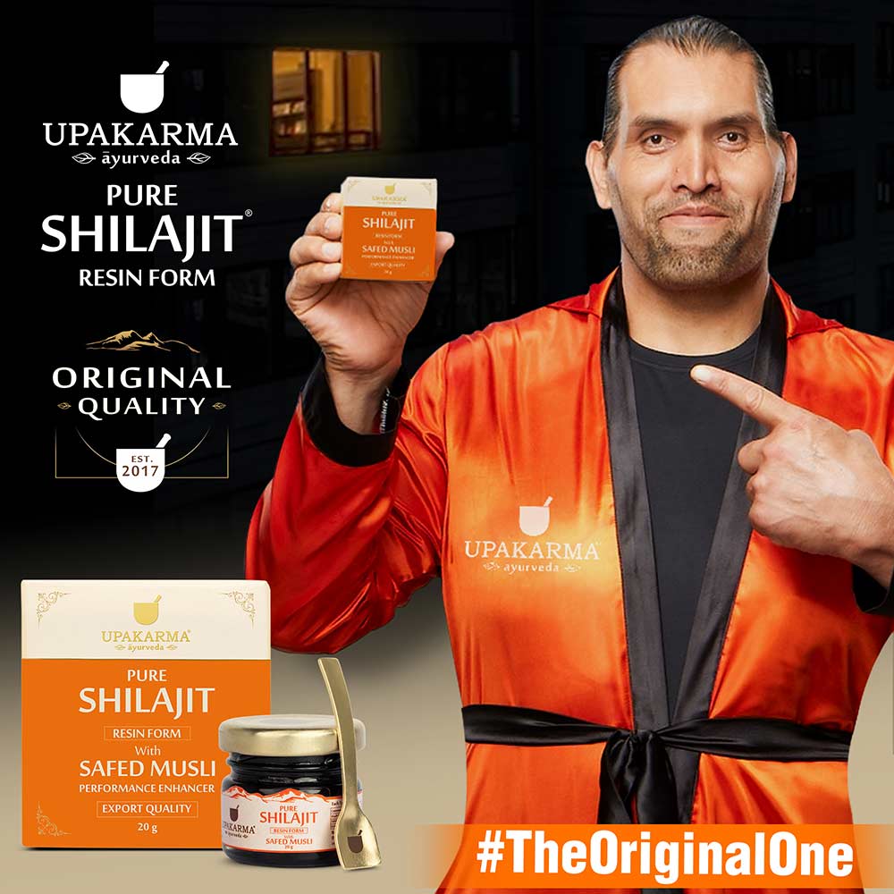 2 - Upakarma Ayurveda Pure Shilajit Resin Form with Safed Musli,  20 g 