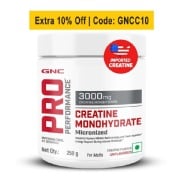 GNC Pro Performance Pure Micronized Creatine Monohydrate, 250 g (0.55 lb)