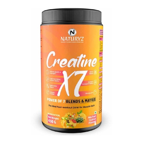 1 - Naturyz Creatine X7 Post-Workout Drink,  Mix Fruit Cocktail  0.99 lb 