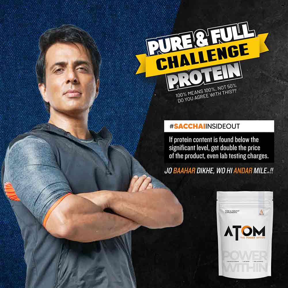 1 - AS-IT-IS Nutrition ATOM 100% Whey Protein Isolate Ultra-Pure,  4.4 lb  Choco Hazel Fusion 