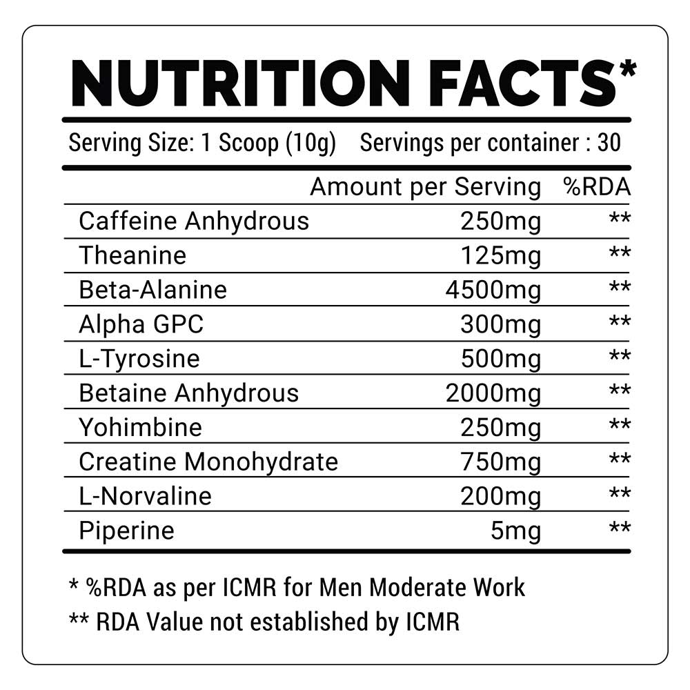 2 - Denzour Nutrition Bee Hp Pre-Workout,  0.66 lb  Watermelon 