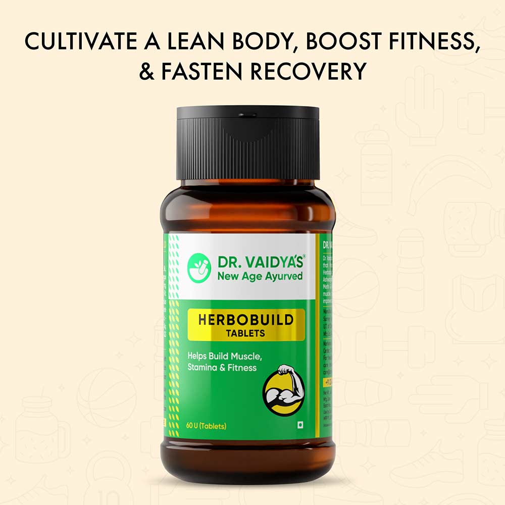 2 - Dr. Vaidya's Herbobuild,  120 tablets 