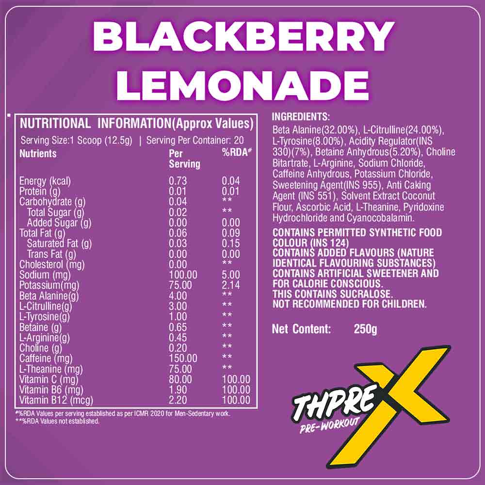 6 - Healthfarm ThPreX 0.55lb with Liquid L Carnitine 450ml Combo,  2 Piece(s)/Pack  Blackberry Lemonade & Mix Berries (with Free Shaker) 