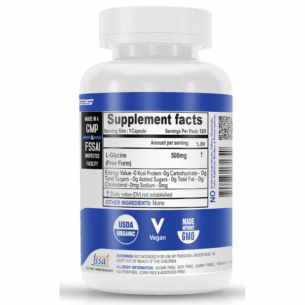 3 - NutriJa L-Glycine,  120 capsules 