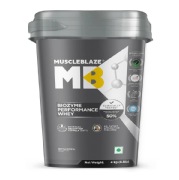 MuscleBlaze Biozyme Performance Whey- 8.8 lb Magical Mango