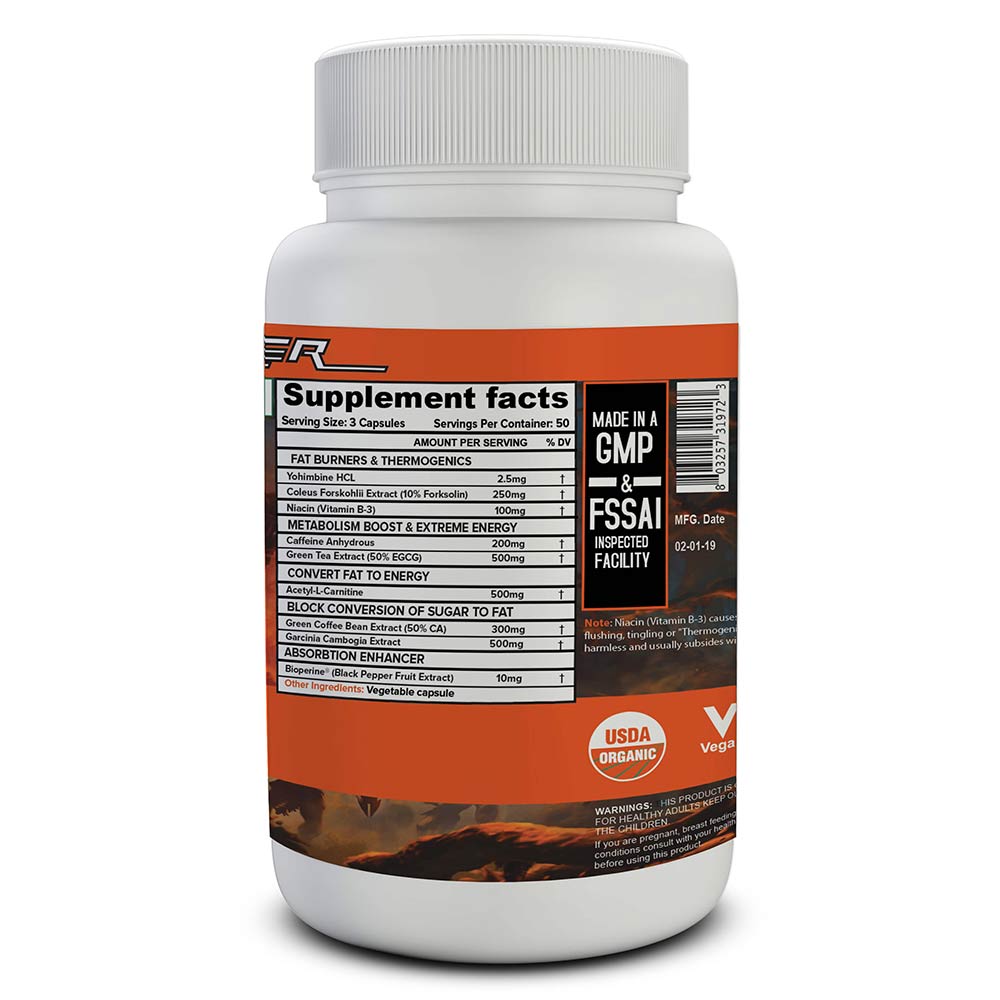 3 - NutriJa Thermo Peak,  150 capsules  Unflavoured (Pack of 2) 