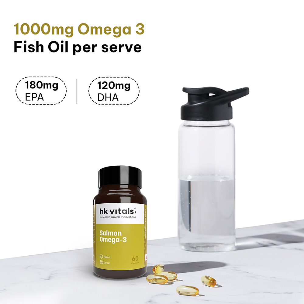 5 - HK Vitals Advanced Omega-3 with 360mg EPA & 240mg DHA,  60 capsules 