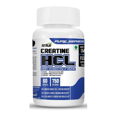 1 - NutriJa Creatine HCL 750mg, Unflavoured 60 capsules