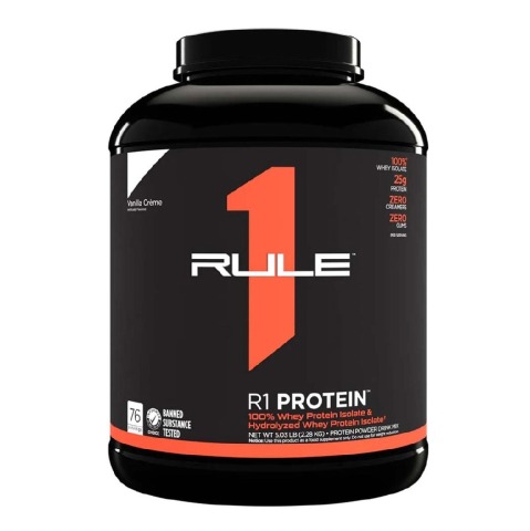 1 - Rule One R1 Protein,  5.03 lb  Vanilla Creme 