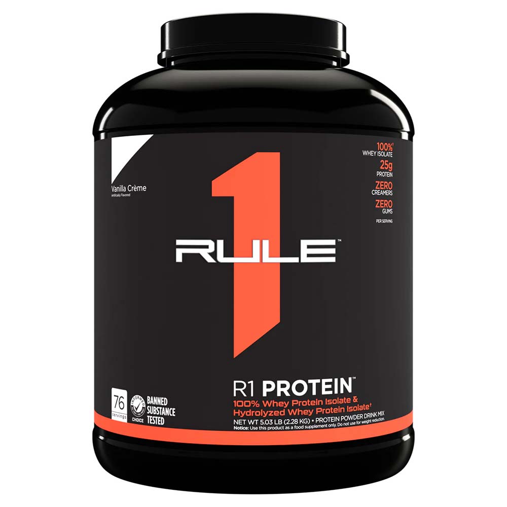 1 - Rule One R1 Protein,  5.03 lb  Vanilla Creme 