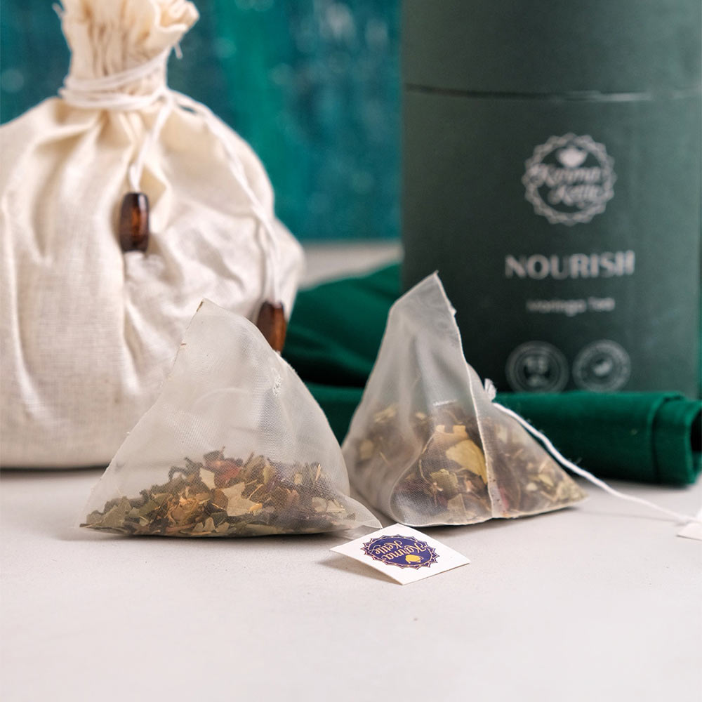 4 - Karma Kettle Nourish Moringa Tea,  Natural  15 Tea Bag(s) 