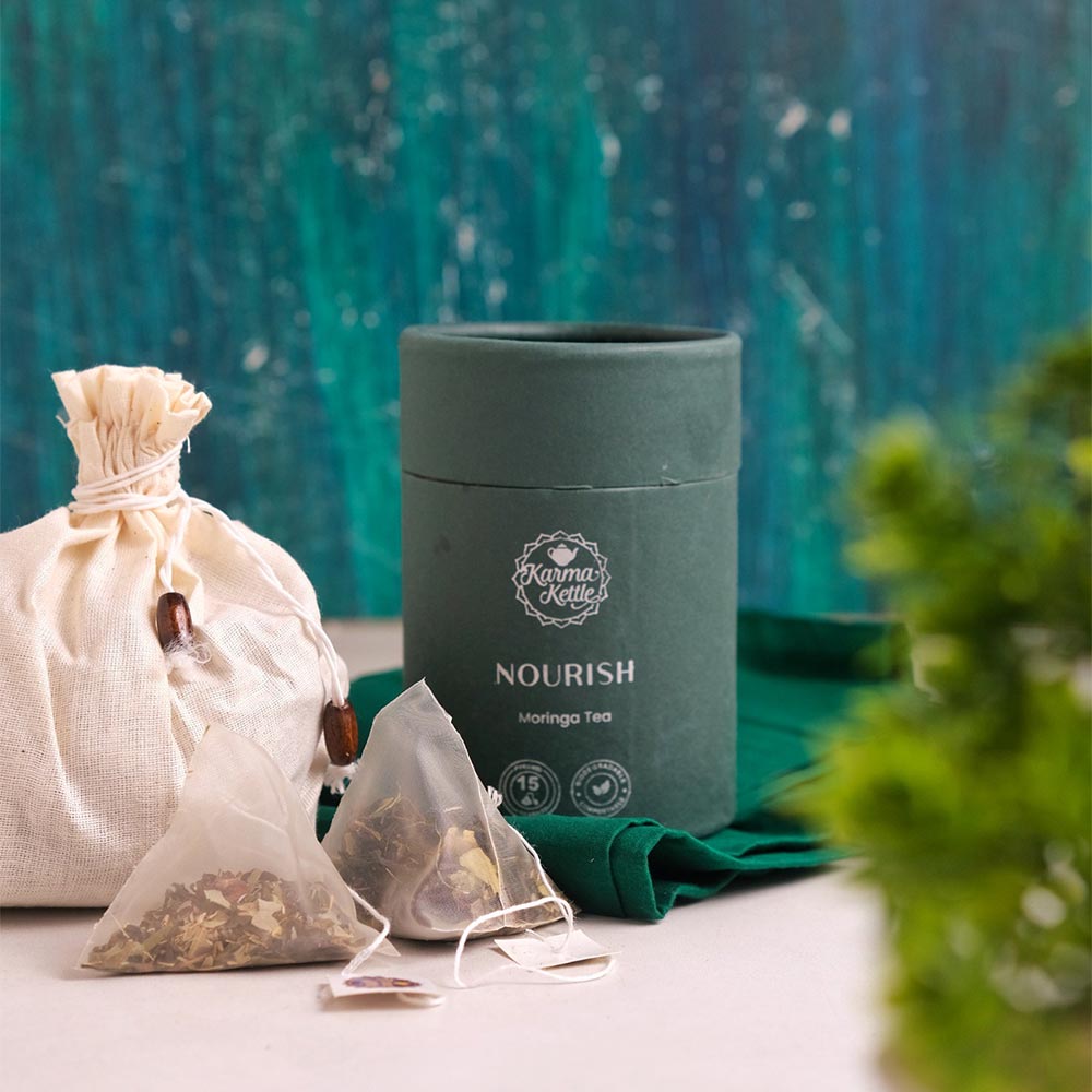 2 - Karma Kettle Nourish Moringa Tea,  Natural  15 Tea Bag(s) 