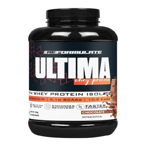 1 - Reformulate Ultima Whey Protein, 4.4 lb Chocolate