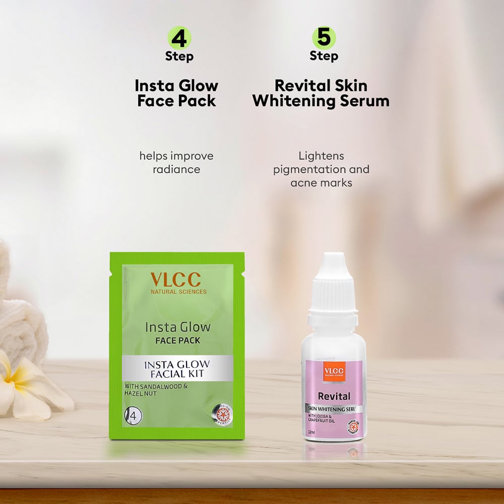 5 - VLCC Insta Glow Facial Kit,  252 g  for All Skin Types 