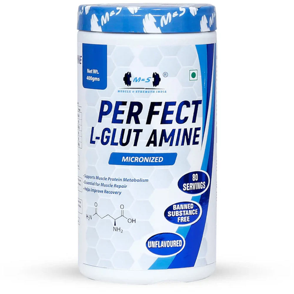 1 - Muscle & Strength Perfect L-Glutamine,  0.88 lb  Unflavoured 