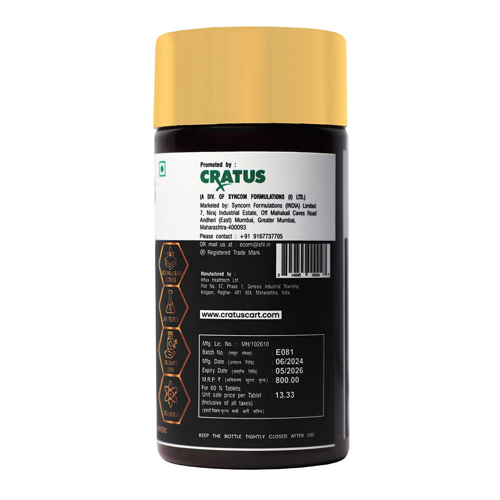 2 - Cratus Shilajit Kesari (Pack of 2),  60 tablet(s) 