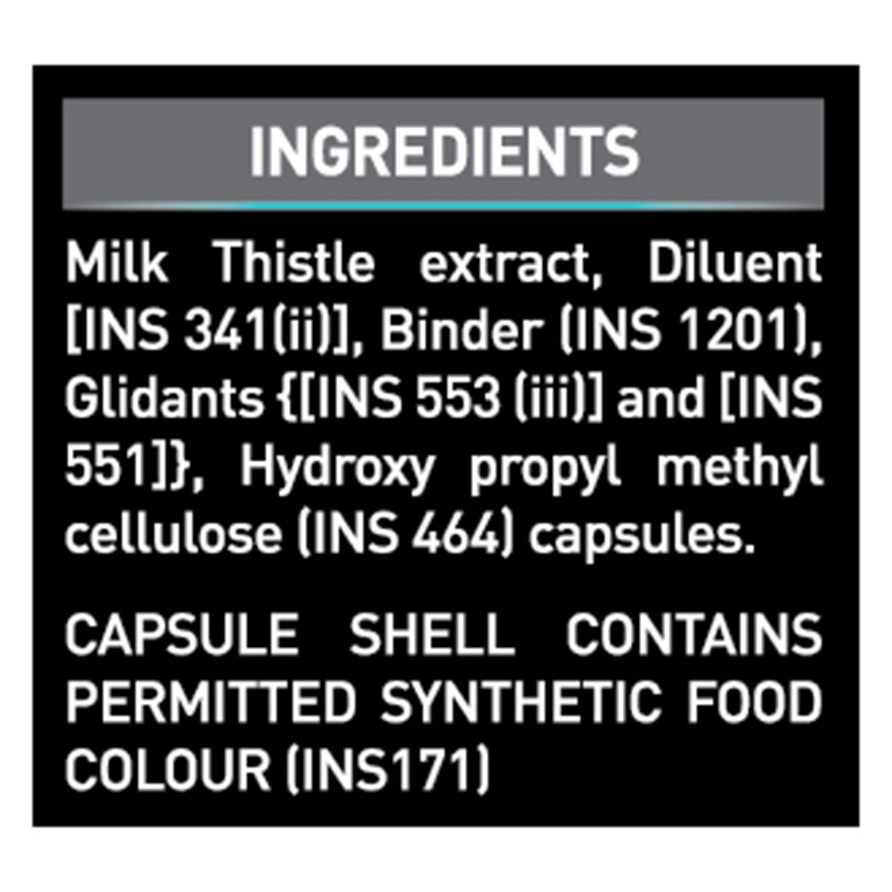 MuscleBlaze Milk Thistle 60 capsules Unflavoured - Pack of 2
