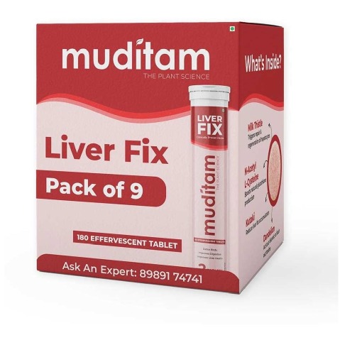 1 - Muditam Liver Fix (Pack of 9),  20 tablet(s) 
