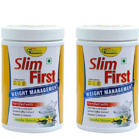 1 - British Life Sciences SlimFirst, 400 g Vanilla (Pack of 2)