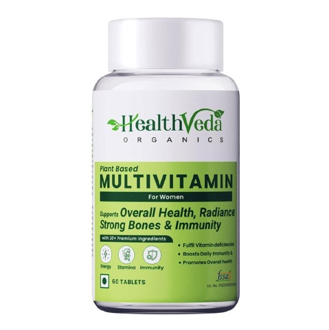 1 - Health Veda Organics Multivitamin for Women,  60 tablet(s)  Unflavoured 