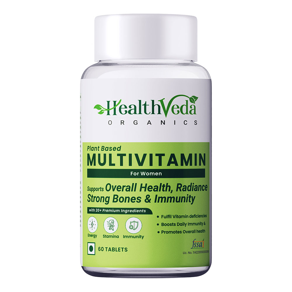 1 - Health Veda Organics Multivitamin for Women,  60 tablet(s)  Unflavoured 