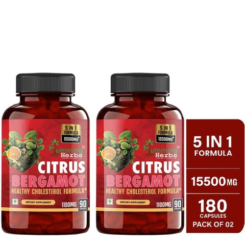 1 - Humming Herbs Citrus Bergamot,  180 capsules 