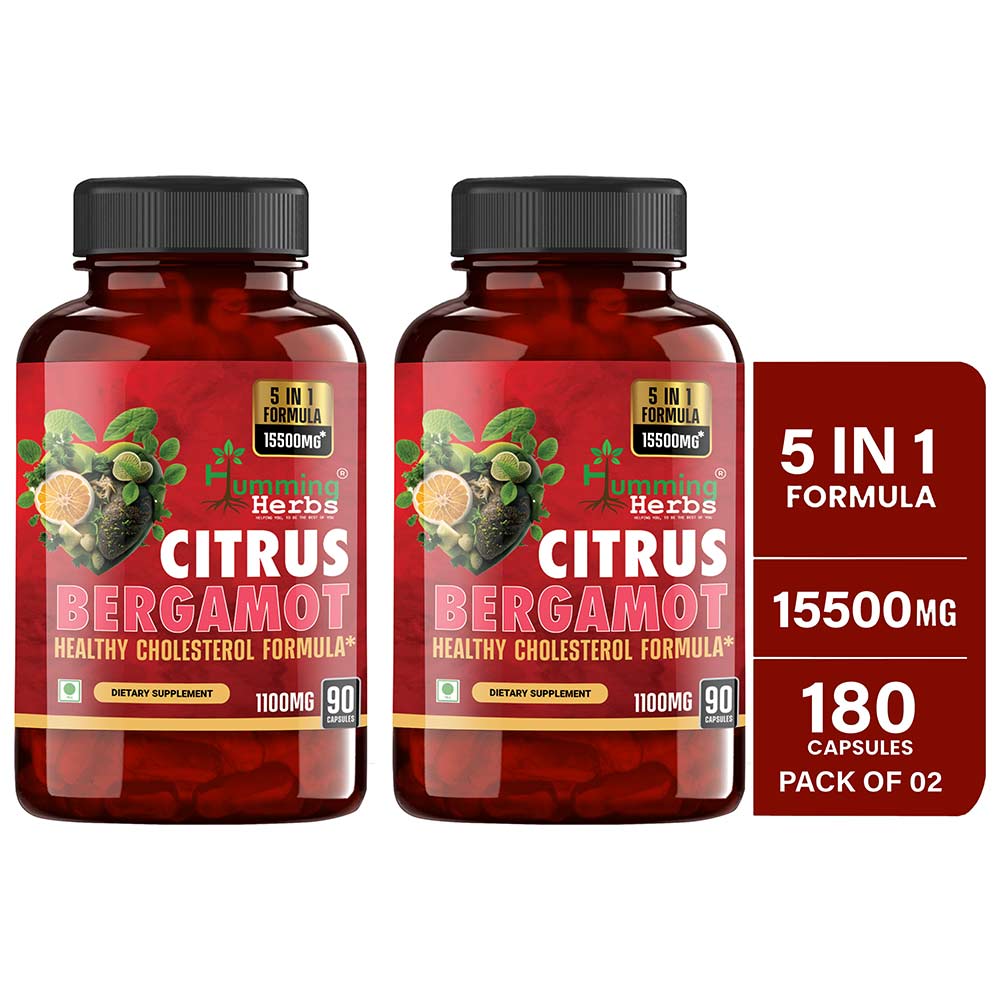 1 - Humming Herbs Citrus Bergamot,  180 capsules 