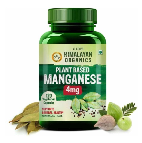 1 - Himalayan Organics Plant Based Manganese,  120 veggie capsule(s) 