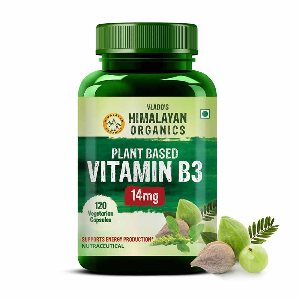 Vlado's Himalayan Organics Plant Based Vitamin B3, Unflavoured 120 veggie capsule(s)-image-29