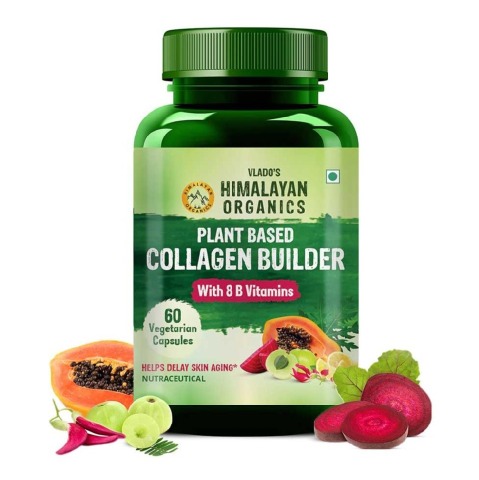 1 - Himalayan Organics Plant Based Collagen Builder,  60 veggie capsule(s)  Unflavoured (with 8 B Vitamins) 