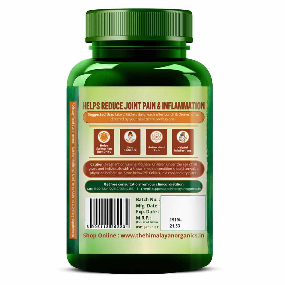 3 - Himalayan Organics Curcumin 1500mg,  90 tablet(s) 