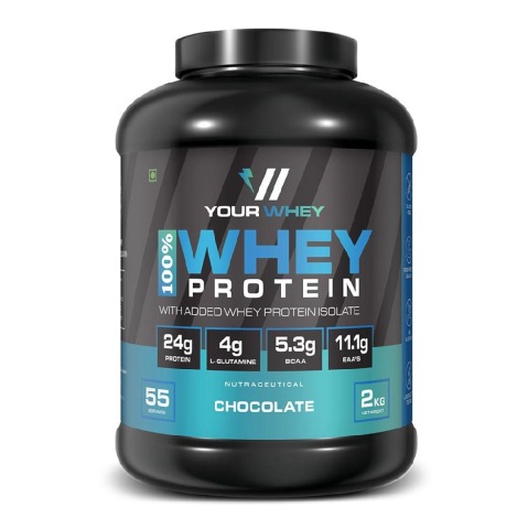 1 - YourWhey 100% Whey Protein,  4.4 lb  Chocolate 