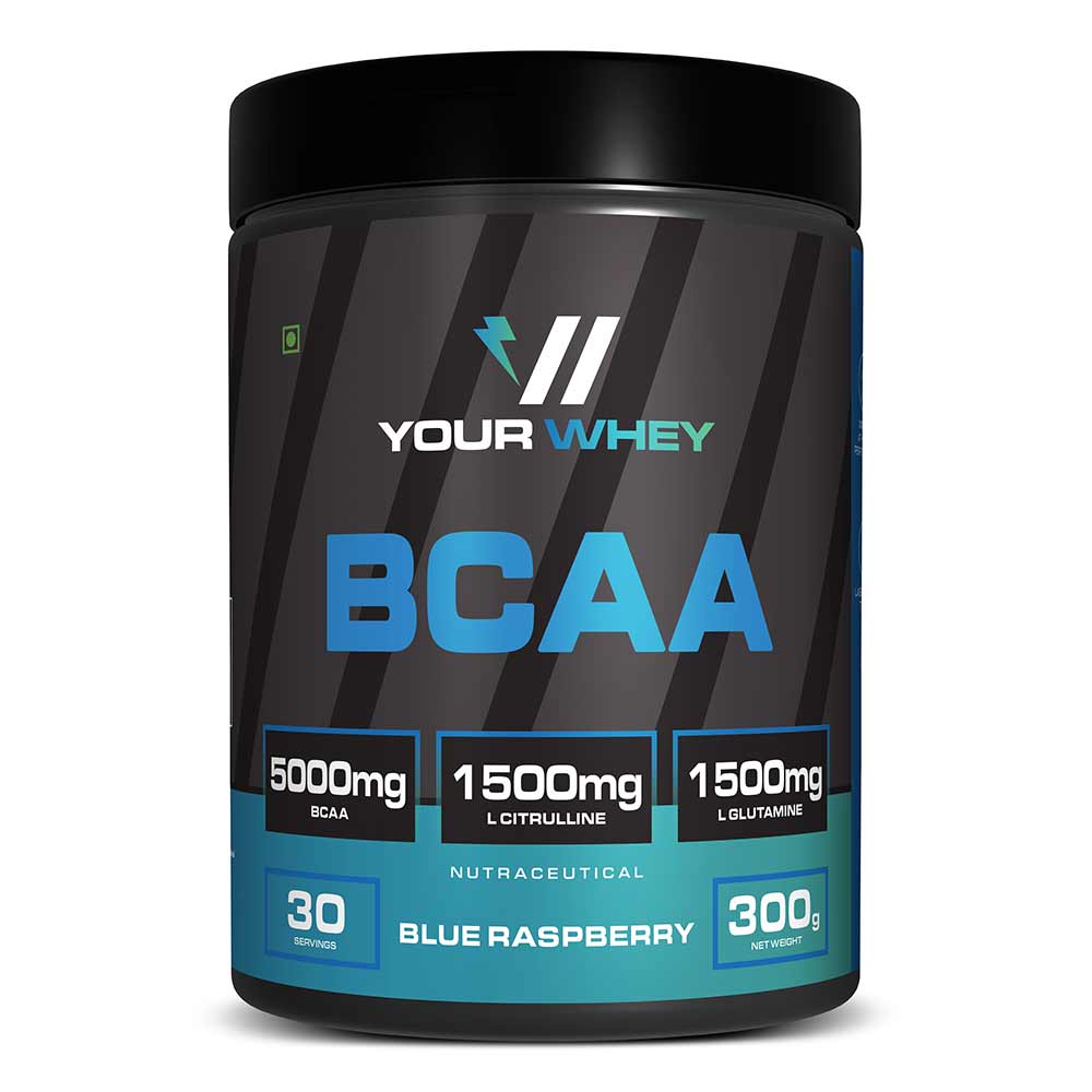 1 - YourWhey BCAA,  0.66 lb  10 Servings  Blue Raspberry 