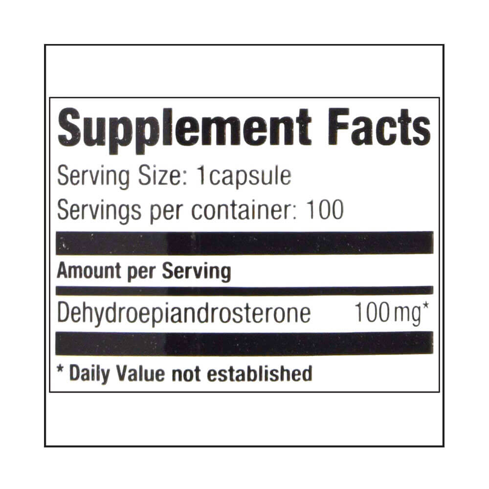 Ultimate Nutrition DHEA (100 mg),  100 capsules 