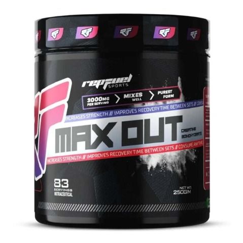 1 - Repfuel Sports Max Out Creatine Monohydrate,  Unflavoured  0.55 lb 