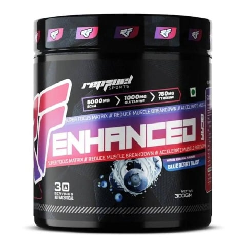 1 - Repfuel Sports Enhanced BCAA,  0.66 lb  30 Servings  Blueberry Blast 