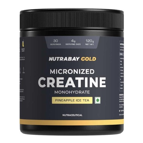 2 - Nutrabay Gold Micronised Creatine Monohydrate,  Pineapple Ice Tea  0.26 lb 