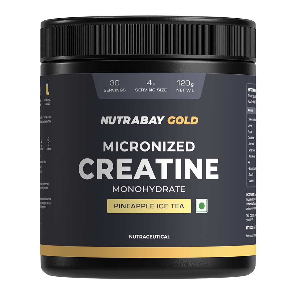 2 - Nutrabay Gold Micronised Creatine Monohydrate,  Pineapple Ice Tea  0.26 lb 