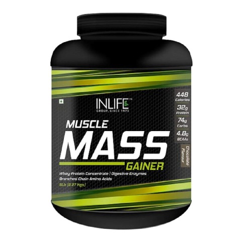 1 - INLIFE Mass Gainer,  5 lb  Chocolate 