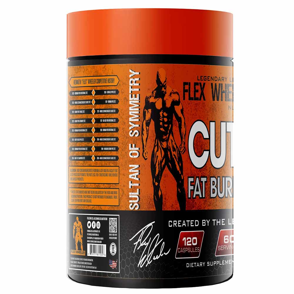 2 - Flex Wheeler Nutrition Cuts Fat Burner,  120 capsules  Unflavoured 